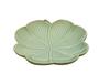 Imagem de Prato Folha Decorativa de Cerâmica Banana Leaf Verde 27,5x26,5x5cm