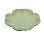 Imagem de Prato Folha Decorativa de Cerâmica Banana Leaf Verde 27,5x26,5x5cm