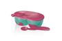 Imagem de Prato Fundo Com Divisória E Colher Funny Meal Rosa Multikids Baby - BB054