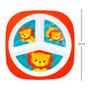 Prato Infantil Baby com 3 divisórias de Leão Buba Original Imagem de Prato Infantil Baby com 3 divisórias de Leão Buba Original