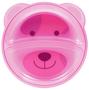 Imagem de Prato Infantil Bebê Com Divisórias Urso Rosa Buba