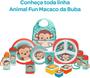Imagem de Prato Infantil Com 3 Divisórias Bpa Free Bebê Buba - Macaquinho