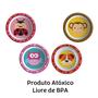 Imagem de Prato Infantil Introdução Alimentar Pratinho Raso p/ Bebê de Animais 22cm