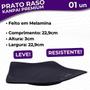 Imagem de Prato Kanpai Premium Raso Quadrado Preto de Melamina 22,9cm Comida Japonesa - Bestfer