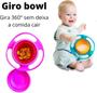 Imagem de Prato Mágico Infantil Giro Bowl Bebê  360 Graus Tigela Giratório Não Derrama