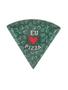 Imagem de Prato p/ Pizza Triangular De Melamina  Estampada 22 cm Western Un.