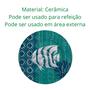 Imagem de Prato para Parede Decorativo Náutica Fish 20 Cm com Suporte