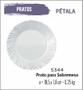 Imagem de Prato Pétala Sobremesa - Lanche -19cm Branco 01uni