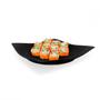 Imagem de Prato Quadrado em Melamina para Sushi 22,5 Cm Preto  Bestfer 
