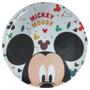 Imagem de Prato Raso Infantil Disney Mickey Meninos Melamine 20cm