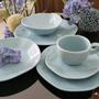 Imagem de Prato Raso Oxford Ryo Blue Bay 27,5 cm Porcelana ul Claro