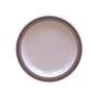 Imagem de Prato raso tramontina rústico cinza em porcelana decorada 28 cm