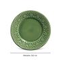 Imagem de Prato Sobremesa Cerâmica Madeleine Verde Sálvia 20,5cm 1unid