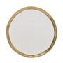 Imagem de PRATO SOBREMESA DE PORCELANA BRANCO/DOURADO DUBAI WOLFF 21cm