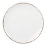 Imagem de Prato Sobremesa Porcelana Legacy Gold 19cm LHermitage Branco