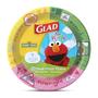 Imagem de Pratos de papel Glad for Kids Sesame Street 8,5" 48 ct