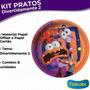 Imagem de Pratos Descartáveis de Papel para Aniversário Comemoração Divertidamente 2 - 8 Unidades - Festcolor