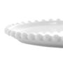 Imagem de Pratos Pequenos 17cm Coração Branco Decoração Sobremesa Doce