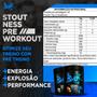 Imagem de Pré Treino Suplemento em Pó Stoutness Pre Workout 300g - Bulk Nutrition 