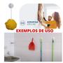 Imagem de Prego adesivo para pendurar quadros, relógios e objetos - Cromado