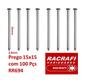 Imagem de Prego Com Cabeca 15x15 Kit Com 100 Pcs Cod.694 Racrafi