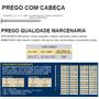 Imagem de Prego com Cabeça Galvanizado 18x27 Gerdau - Caixa com 20kg