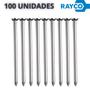 Imagem de Prego Grande Com Cabeça 17x27 Em Aço Galvanizado 100 unidades