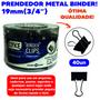 Imagem de Prendedor De Papel Binder Clip 19mm Caixa com 40 Unidades
