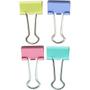 Imagem de Prendedor de Papel Jocar Binder 19MM Colorido - Pote com 40 Unidades