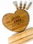 Imagem de Presente de Dia das Mães - Mãe, Como é Grande Meu Amor Por Você- Kit para Queijo em Bambu