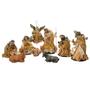 Imagem de Presepio Plus Seda 9 Fig/15cm Rust /Dourado - Yangzi 19725