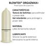 Imagem de Preservativo Blowtex Orgazmax + Pct com 3 Camisinhas