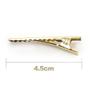 Imagem de Presilha Bico de Pato Ouro 4,5 cm Círculo - 20 Unidades