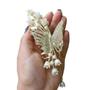 Imagem de Presilha de Cabelo Borboleta Dourada Acessório Luxo com Pérolas e Strass  Ideal para Noivas e Festas