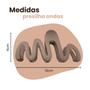 Imagem de Presilha Grande Modelo Ondas Com Garras 10 Dentes Piranha De Cabelo