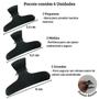 Imagem de Presilha Piranha para Cabelo P M G + Kit Tintura com Pincel