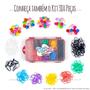 Imagem de Presilhas para Cabelo modelo Coelho (Piranha/Garras) Pequenas Cores Candy 20 unid