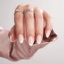 Imagem de Press On Nails Bartbox Short French Tip Gel branco de amêndoa