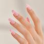 Imagem de Press-On Nails Impress em forma de amêndoa rosa 'Wild Venus'