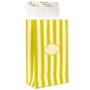 Imagem de Pressie Bolsa Peel & Seal Gift Bag Green Stripe 12pk Pequeno