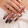 Imagem de Pressione as unhas LOVFUL My Sweetie French Tip Full Crystals