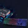 Imagem de Preto  LED colorido iluminado USB com fio com fio Gaming PC Gam