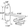 Imagem de Prime-Line KC16HD Safety Spring Door Closer  Fácil de Instalar para Converter Portas Articuladas para Auto-Fechamento  Construção Diecast (4-1/4" Preto, Não-Entregue)