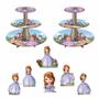 Imagem de Princesa Sofia Kit 2 Baleiros Com 6 Displays De Mesa