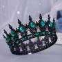 Imagem de Princesa Tiara Barroco Cristal Coroa Completa Rei Tiar Casamento Concurso Acessório De Jóias De