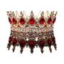 Imagem de Princesa Tiara Barroco Cristal Coroa Completa Rei Tiar Casamento Concurso Acessório De Jóias De