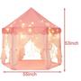 Imagem de Princess Tent Wokex 55x53" com grandes luzes estelares para meninas