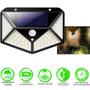 Imagem de Prisma Luminária Solar Original 100 LEDs com Sensor para Uso Externo