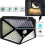 Imagem de Prisma Luminária Solar Original 100 LEDs com Sensor para Uso Externo
