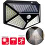 Imagem de Prisma Luminária Solar Original 100 LEDs com Sensor para Uso Externo
